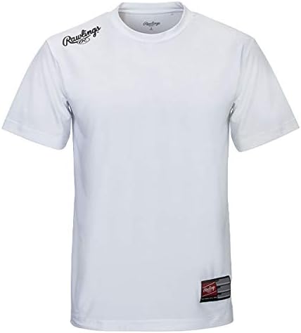 ローリングス 超伸 ウェア プレイヤーtシャツ 半袖 ブラック 140 ホワイト 即納 最大半額 Rawlings Ast10f01t