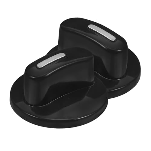 CLISPEED 2 piezas Perillas de Reemplazo para Temporizador de Horno y Estufa con Eje D de Plástico Duradero Compatibles con Múltiples Electrodomésticos de Cocina Fácil Instalación y