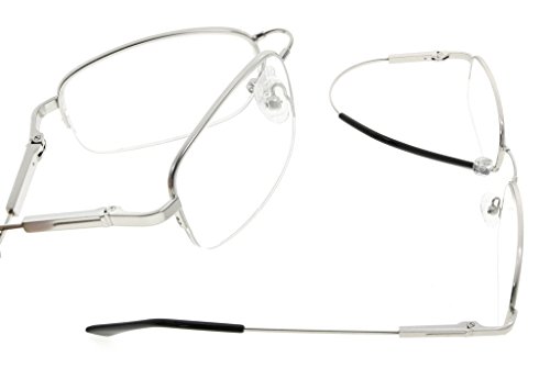 Image of CessBlu Computer Glasses Men Bendable Titanium Reading Eyeglasses Blue Light Filter