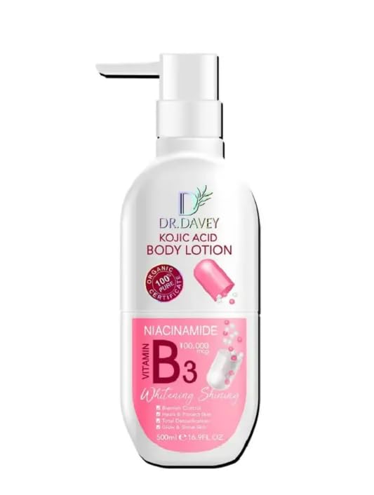 Dr.Davy Kojic Acid Whitening & Moisturizing Body Lotion - 500 ml
