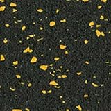 ROPPE Recoil Rubber Fitness Puzzle Tile Flooring ARP160336354, Interlock, Sunflower, 4