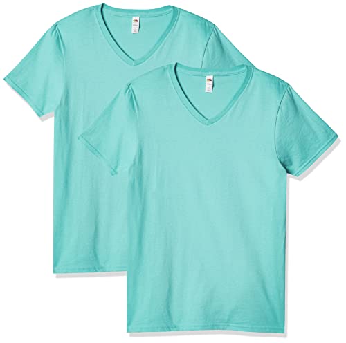 Fruit of the Loom Men's V-Neck T-Shirt (2 Pack)