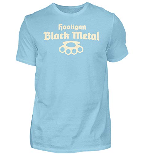 T-shirt Hool Black Metal bleu XL vêtement de musique alternatif homme