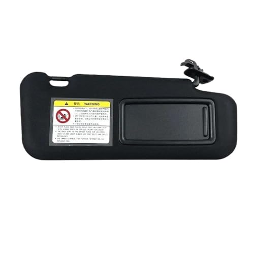 Pare soleil haut de gamme pour Mazda CX-4 noir droit avec miroir intégré
