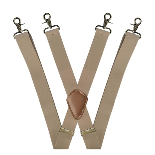 Tirantes para hombre resistentes ideales para trabajo de construcción y actividades de senderismo