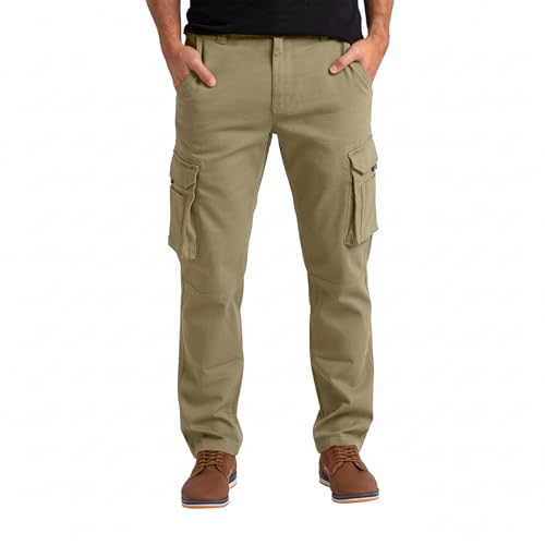 Alamo Casual Cargo Pants for Men, Regular Fit Cargo Work Pants for Men