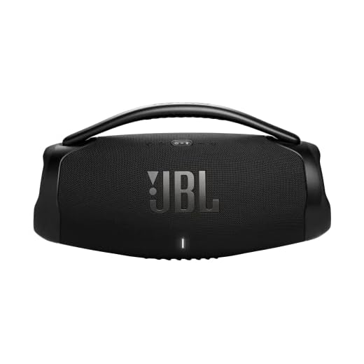 JBL Boombox 3 Wifi Altavoz Bluetooth inalámbrico, resistente al agua y al polvo IP67, con batería de hasta 24 horas de duración, en negro