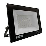 Refletor Led 200w Holofote Bivolt Branco Frio Prova D Agua Luz Smd Lampada Luminaria Led Iluminação Placa Super Led Novo
