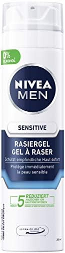 Nivea Men Sensitive 81740-01000-19 Żel Do Golenia, 6 x 200 ml