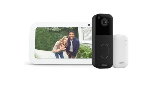 Amazon Echo Show 5 with Blink Video Doorbell (newest model), with Alexa+ Early Access
