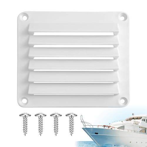 Cubierta de rejilla de ventilación, placa de ventilación,Ventilación de rejilla de salida | Ventilación de aire con disipación de calor para barcos, cubiertas de ventilación marina, nailon cuadrado pa