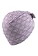 Sterntaler Knotenmütze Herzen - Babymütze aus Flammgarn-Jersey mit allover Print - Mädchen UV-Schutz 50+ Turban Mütze - modische Beanie Baby und Kinder Mütze - Übergangsmütze, flieder, Größe 49