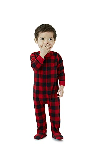 Eddie Bauer Matching Family Holiday Pajama Set – Christmas Morning Holiday Card Pajamas – Men, Women, Kids, Infant Toddler, Size Small, Red #TOP2