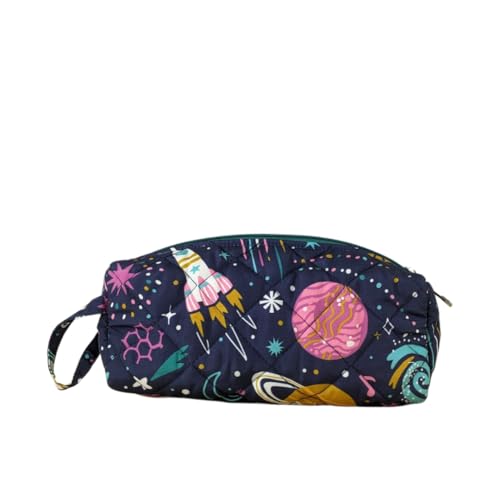 Image of MiniTravel Organizer | Multipurpose All-in-One Compact Durable, Lightweight, Waterproof, Bag | Travel Friendly Pouch | Ideal for Stationary, Medicines, Accessory (Outer Space Print)