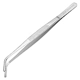 Lamkrtlp Pinzas de Cocina Profesionales, 30 cm Pinzas de Barbacoa Acero Inoxidable con Puntas Dentadas, Perfecto para chefs, amantes de la comida, reuniones familiares, profesionales culinarios y más.