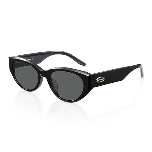 Image of Vintage Narrow Cat-Eye Sunglasses for Women Men, Exclusive Eyewear Brand of EssilorLuxottica