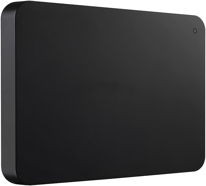 2TB Disco Duro Externo, Ultra Slim Portátil 2.5' Almacenamiento Compatible para PC, Ordenador portátil, computadora Negro