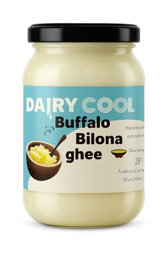 Image of Dairy Cool Buffalo Bilona Ghee by Kamlesh Gurjari | Hand Churned Cultured Butter | Traditional Low Heat Method | Slow Heating 28C | Blend of Authentic Fragrance & Flavour - 5Kg