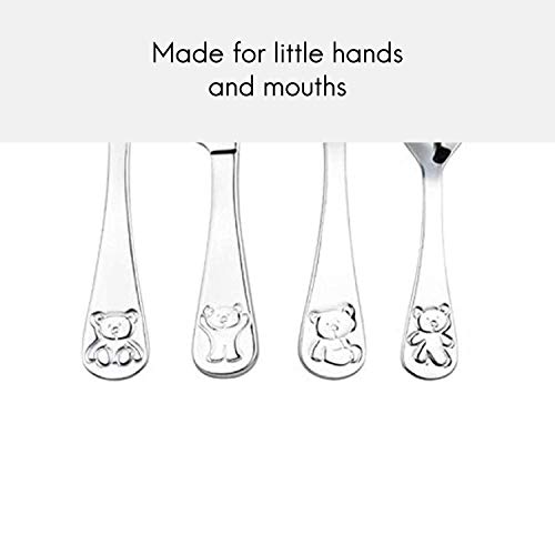 Viners Bertie Bear 18/0 Stainless Steel 4 Piece Kids Cutlery Set