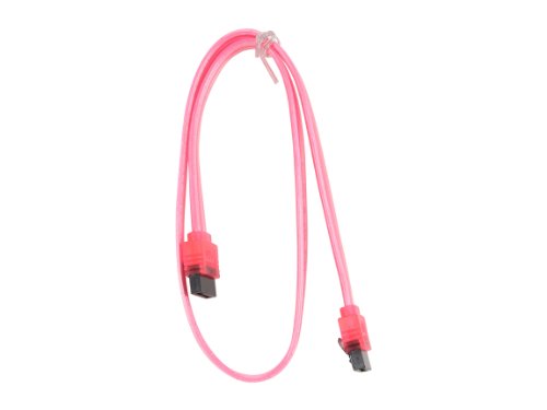 Cable SATA 18 pulgadas con pestillo Rojo miniatura 2