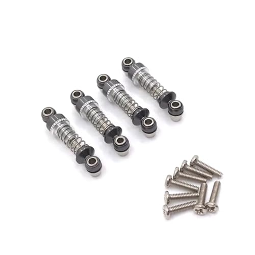 RC�J�[�p�[�c�A�N�Z�T���[ For Wltoys 284131 K969 K979 K989 K999 P929 P939 1/28 RC�J�[ �X�y�A�p�[�c �A�N�Z�T���[ ���^�� �����\ �V���b�N�A�u�\�[�o�[(Black)