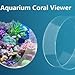 TOPINCN Viewer Fish Acrylic Observe Lense Aquarium Fish Photograph Cylinder Magnifier for Marine Aquarium Reef(250mm)