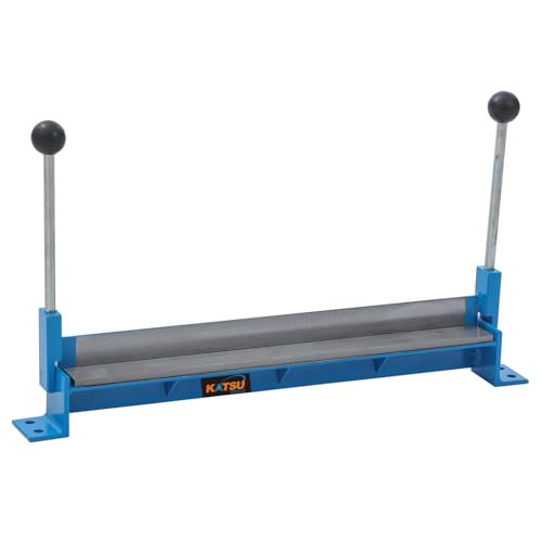 KATSU Piegatrice per Lamiera Manuale Curvatrice 460mm Curvatrice, per Lamiera di Acciaio di Spessore 1,2mm, Angolo di Piegatura 0-90° per la lavorazione dei Metalli