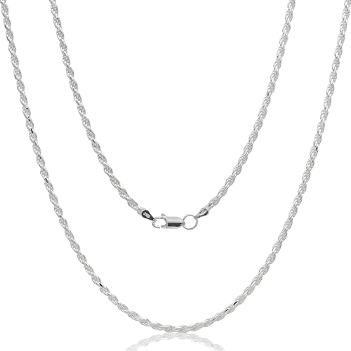 Chaîne Maille Corde Argent 925 Aka Gioielli : finis les bijoux qui ternissent