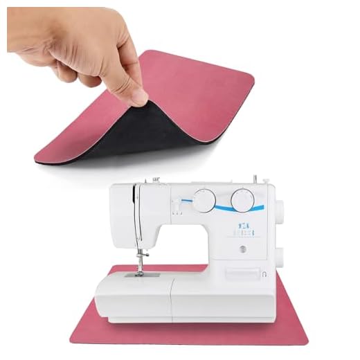 Sewing Machine Muffling Mat, Sewing Machine Non Slip Pad, 17" x 24", Rubber Material, Reduce Vibrations, Movement and Slipping, No Slip Mat for Serger Sewing Machine, Sewing Accessory, Gifts for Women