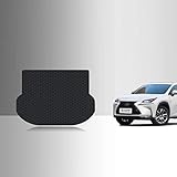 ToughPRO Lexus NX200t NX300h Cargo Mat - All Weather - Heavy Duty -Black Rubber - (2015-2016-2017-2018-2019)