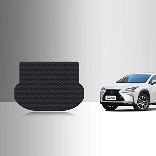 TOUGHPRO Cargo/Trunk Mats Accessories for Lexus NX200t NX300h All Weather Heavy Duty (Made in USA) Black Rubber 2015 2016 2017 2018 2019 2020 2021