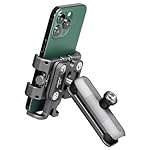 FANAUE-Anti-Vibration-Motorcycle-Phone-Mount-with-1-Inch-Ball-Head-for-RAM-Mounts-B-Size-Double-Socket-Arm-and-Bike-Phone-Holder-Aluminum-Anti-Theft-Phones-Clip-for-55-7-Smartphone
