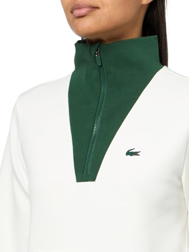 Lacoste Women's Heritage Quarter Zip Sweatshirt2