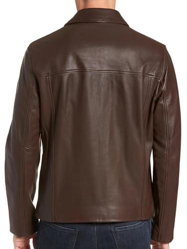 SID Mens Vintage Brown Leather jacket - Real Lambskin Biker & Motorcycle Leather Jacket For Men2
