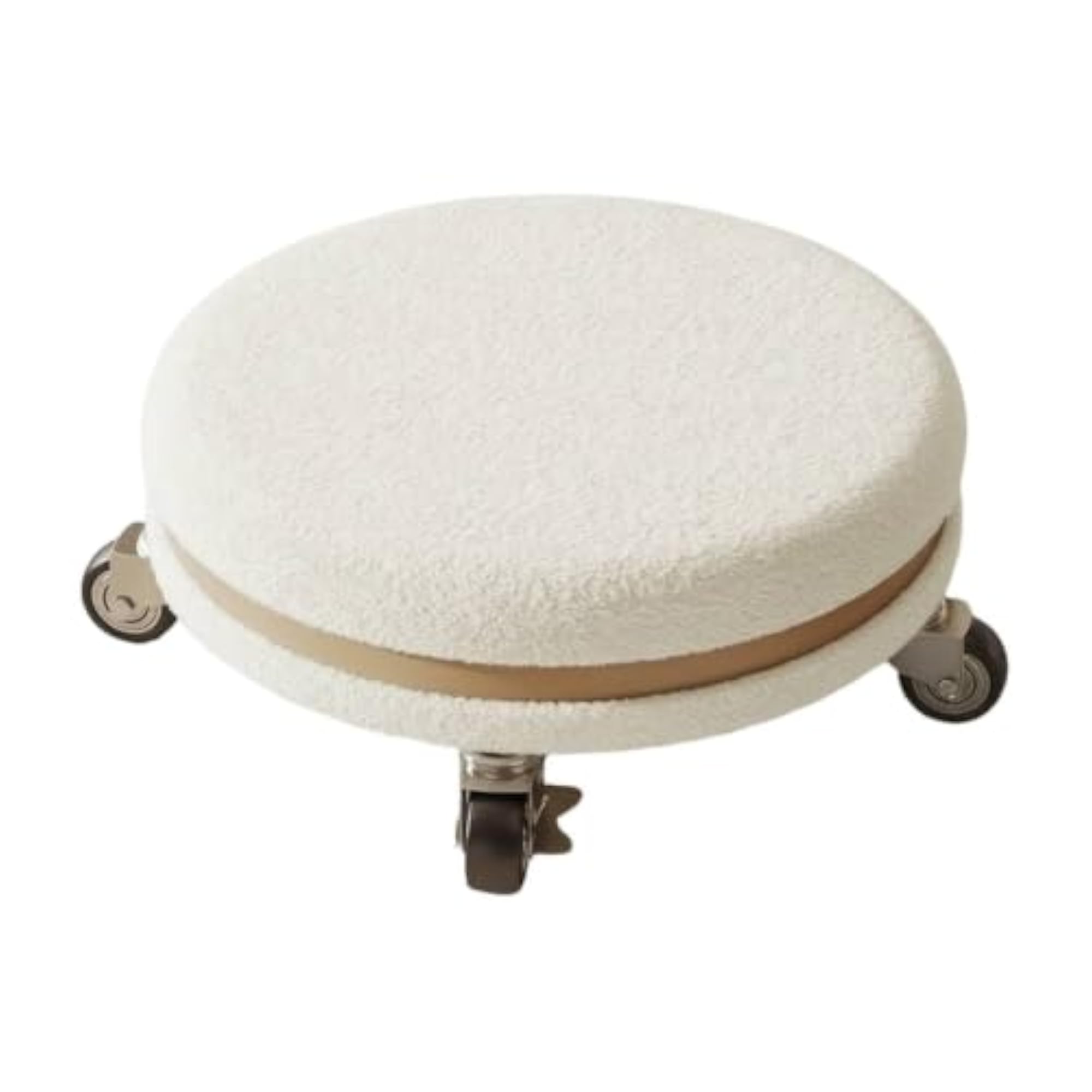 Soft Rolling Stool with Fleece Cover for Children