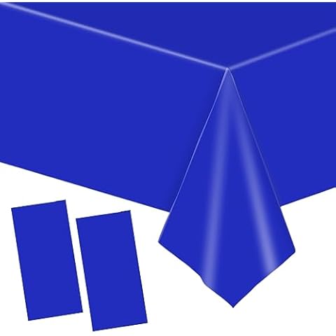YAAVAAW Royal Blue Table Cloths for Parties Cover