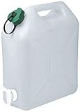 Eda Plastiques DAVJAR5 Kanister für Lebensmittel mit Hahn, Kunststoff, natur 5 l