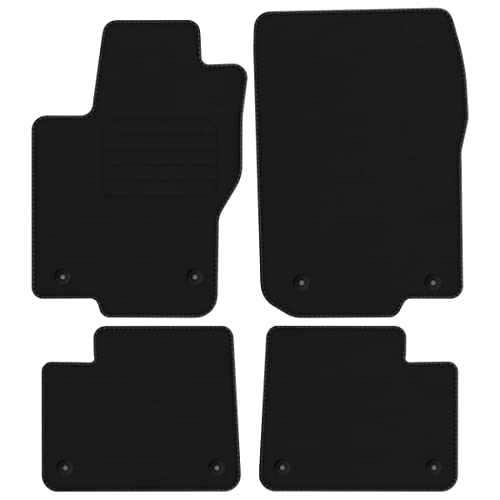 Alfombrillas de terciopelo para Mercedes GL X166 2012-2015 con fijación redonda