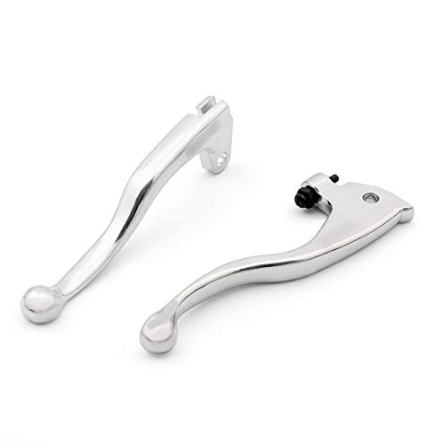 Artudatech Moto Leviers de Frein, Paire CNC Aluminum Moto Levier Frein à Main Leviers d'embrayage de Frein Brake Levers pour Yamaha XG250 TY250 YZ80 YZ80 TTR 125 250 Cover
