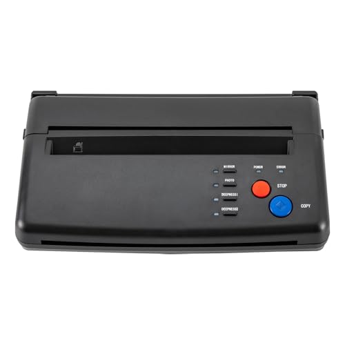 Tattoo Transfer Stencil Machine Printer Tattoo Transfer Copier Printer Thermal Tattoo Kit Tattoo Stencil Printer Machine for Tattoo Supplies
