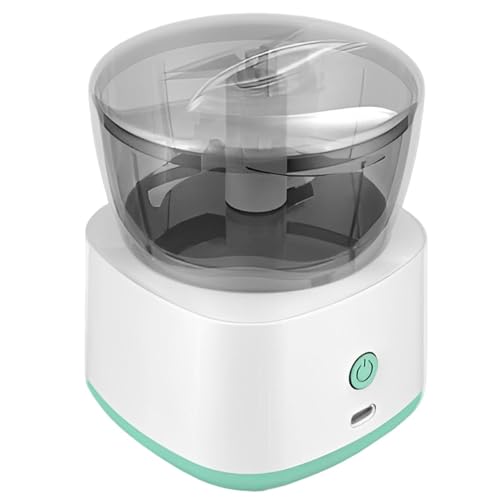 Mini procesador inalámbrico: amoladora de alimentos compacta, herramienta de picper eléctrico | Máquina de monedas de fondos de acero inoxidable, dispositivo de fabricante de puré de mano, herramienta