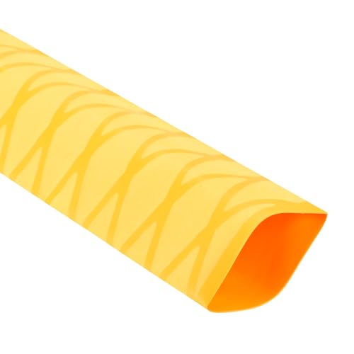 Gaine thermorétractable canne à pêche DMiotech contre poignée glissante tube 40mm jaune
