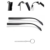 Glasses Frame Replacement Temple Arm 8mm Eyeglasses Repair Eyewear TR90 Arms Screws and 3-in-1 Screwdriver (Convex Single Teeth 1.2mm)
