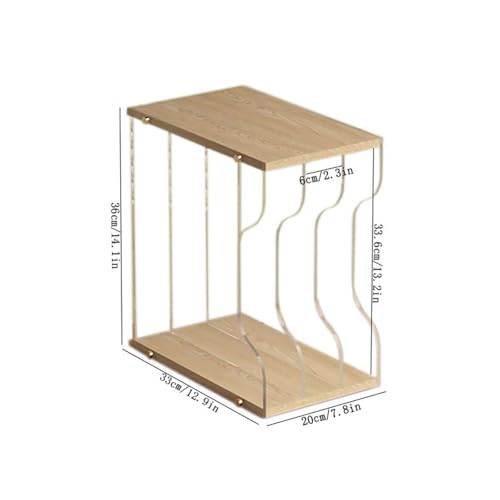 Portadiscos acrílico transparente de mesa con 3 divisiones estables para álbumes y CD 3