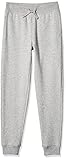 Nautica Girls' School Uniform Fleece Jogger Sweatpants, Grey Heather, X-Large(16)