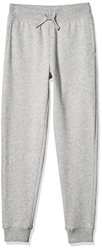Joggers de niña para el día a día en felpa suave gris 8-10 Plus
