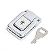 Cabinet Boxes Spring Loaded Latch Catch Toggle Hasp Mild Steel Hasp for Sliding Door Simple Window Hardware Tool Box Lock 1Pcs(J108B)