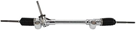 Speedway Motors Chrome Mustang II Manual Steering Rack and Pinion Assembly Fits 16” Mount Centers, 9/16-26 Spline Input Shaft, Smooth Steering Ratio for Street Rods and Kit Cars