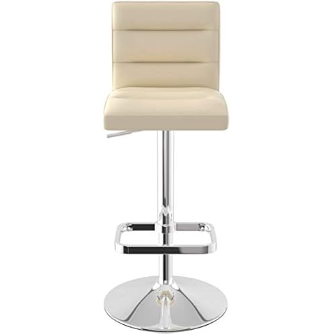 Deluxe Chrome Bar Stool (Cream) Cover