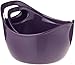 Rachael Ray Ceramics 2-Piece Mixing Bowls Set, Purple